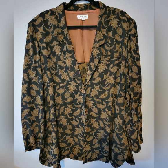 tamotsu Jackets & Blazers - Tamotsu paisley suit jacket